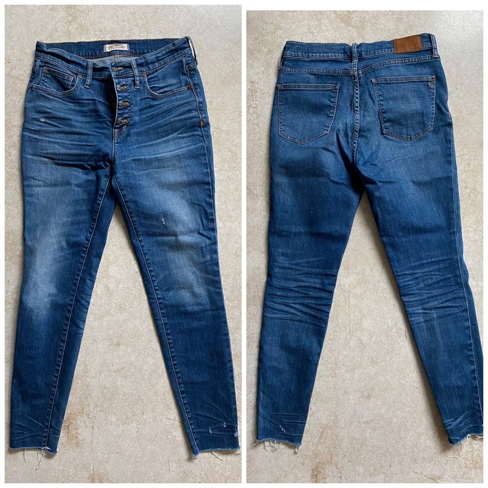 Madewell Jeans 9” High Riser Skinny 29